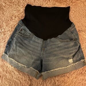 Maternity Jean Shorts